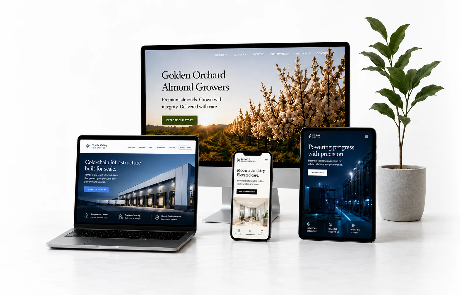 Omni Media responsive website design portfolio