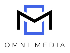 Omni Media Logo BLUE Omni Media Logo BLUE